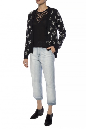 T-shirt with an embroidered pattern, zdjęcie 2 T-shirt with an embroidered pattern od Saint Laurent